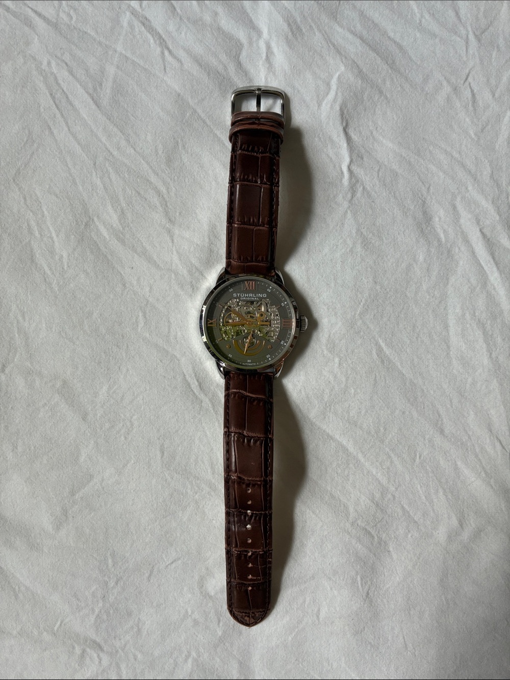 Stuhrling Original Legacy Grey Dial Men's Watch (Model M15334)